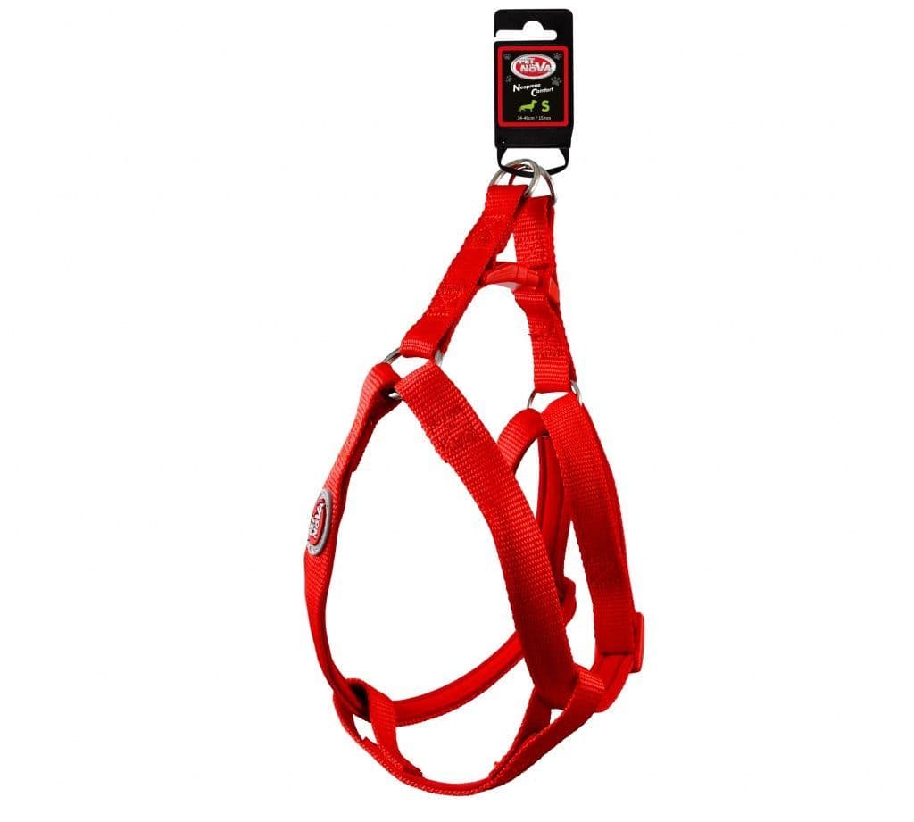 Adjuatable Nylon Harness Red Small Size