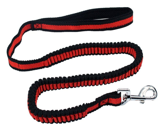 Red/Black Bungee Dog Lead