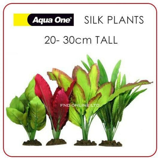 Aquaone 4 Pk Silk Plants 24242